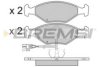 BREMSI BP2343 Brake Pad Set, disc brake